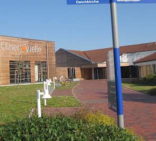 Die 2013 neu gebaute "Cliner Quelle"