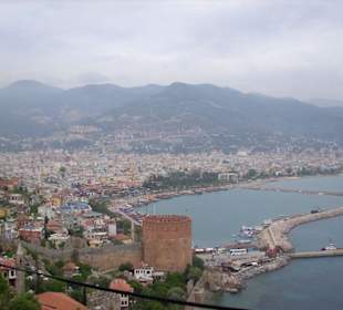 Alanya vom Burgberg aus gesehen
