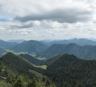 Ausblick vom ca. 1674 Meter hohen Hochfelln