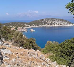 Aussicht von Samiopoula