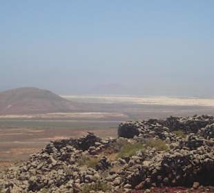 Blick Richtung Strand von Corralejo