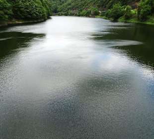Die Talsperre des Pumpspeicherwerk Vianden