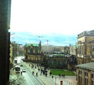 Blick vom Zwinger