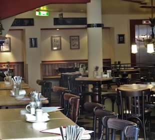 Blick in die Gasträume des Brauhaus Sion