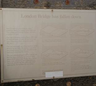Erläuterung zur London Bridge am Parkplatz