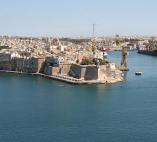 Blick vom Upper Barracca Garten