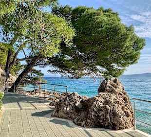 Brela Promenade beim Hotel Soline