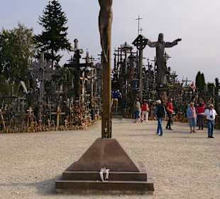 Gipfelkreuz auf dem Hügel