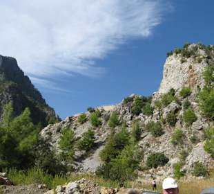Auf dem Weg zum Stausee