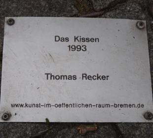 Infotafel an der Skulptur