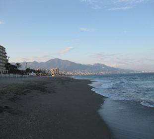 Strand vor der Anlage