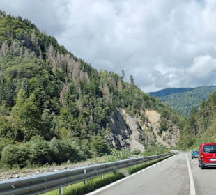 Anfahrt Plöckenpass 