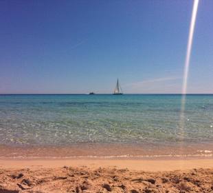 Strand 2 Minuten entfernt