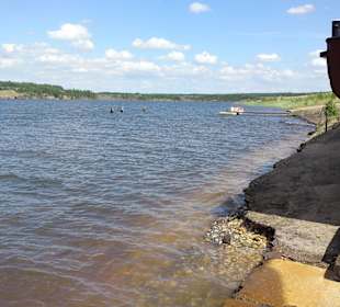 Ausblick auf den See Juli 2010