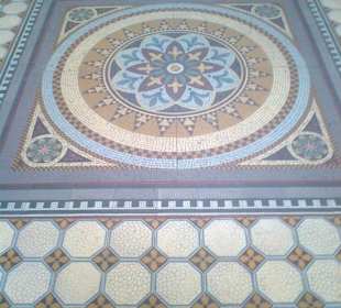 Mosaik am Boden