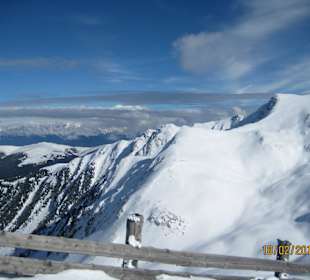 Aussicht Bergwelt Dolomiten