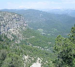 Aussicht an der Straße nach Selge