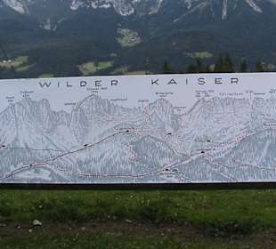 Übersicht des Wilden Kaisers
