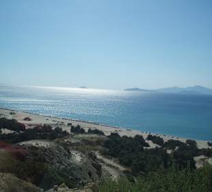 Blick auf den Strand