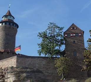 Blick zur Nürnberger Kaiserburg