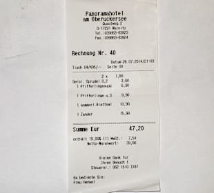 Rechnung 