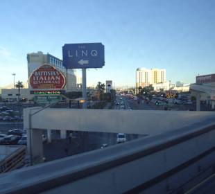 Mit der Mono Rail über Las Vegas