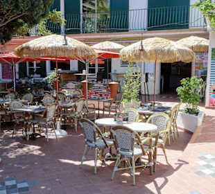 Plätze des Restaurants "Les Terrasses du Racou"