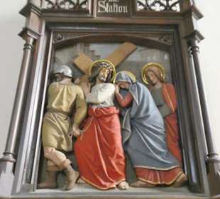 In der Kirche Mariä Himmelfahrt in Partenkirchen