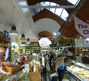 Verkaufsstände im englischen Markt