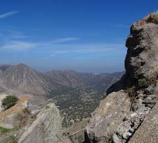 Blick von Nikia in die Landschaft