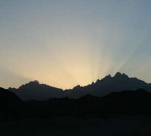 3 in 1 Wüstensafari, Sonnenuntergang