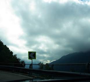 Dunkle Wolken Italien