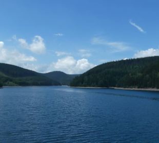 Ohratalsperre mit schönem Stausee