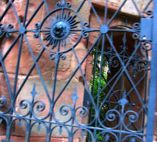 Das Schlosstor am Eingang