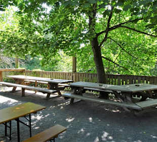 Impressionen aus dem Biergarten Obere Mühle
