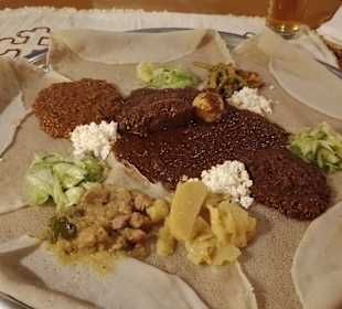 Beim Abendessen im Blue Nil in Berlin