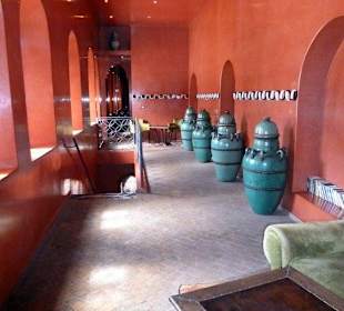 Das Treppenhaus des Cafe Arabe