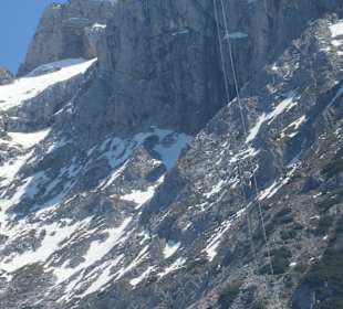 Mittenwald: Blick zur Karwendelbahn