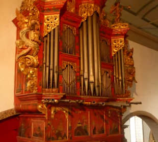 Die „chinesisch“ bemalte Orgel der Sé