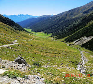 Blick zurück Richtung Schlinig