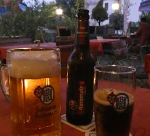 Gasthof Watzmann Abendessen auf der Terrasse