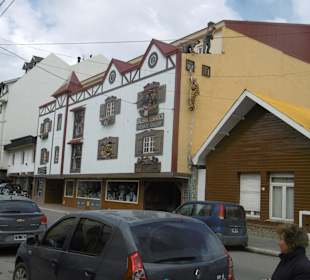 Das Äußere des Ausstellungsgebäudes