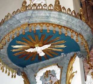 Schalldeckel der Kanzel