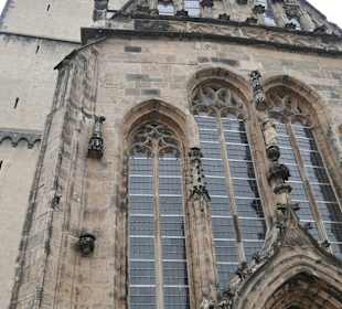 Blick zur ehemaligen Johanniskirche von Magdeburg