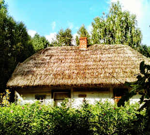 Skansen we wsi Granica w Kampinoskim Parku