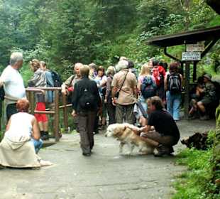 Untere Anlegestelle in der Wilden Klamm