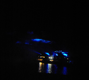 Lasershow von der MS-Brombach