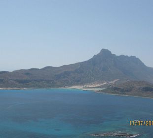 Blick zur Lagune vom Balos