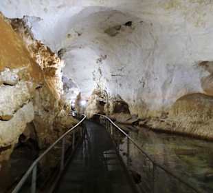 Impressionen von der Wanderung durch die Grotte