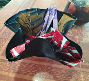 Schallplatte als Schale